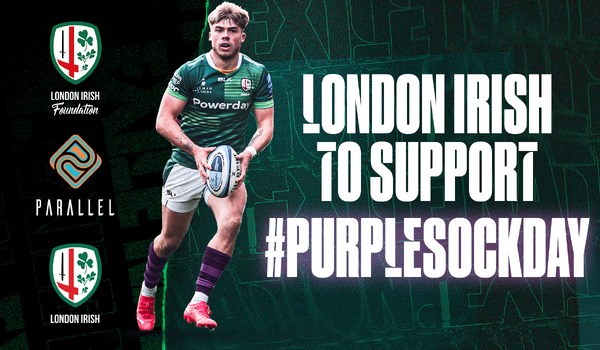 London Irish to support #PurpleSockDay